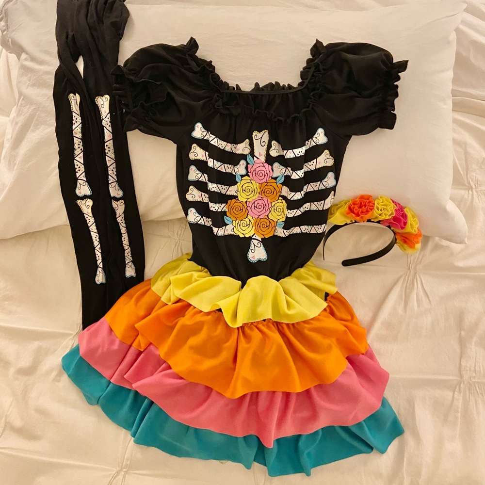 “Dia de los muertos” Halloween costume, Size M
